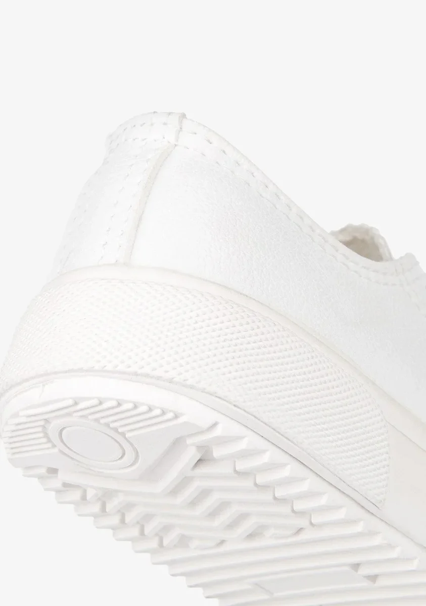 Zapatillas Unisex de Napa Blanco - Imagen 3