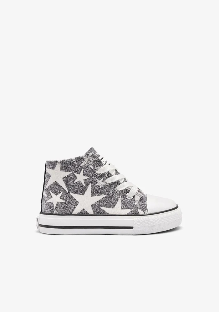 Zapatillas altas Brillo en la Oscuridad Plateadas - Imagen 5