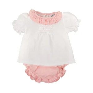 Conjunto Ranita con Cuello Rosa