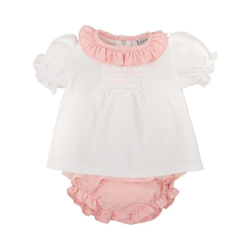 Conjunto Ranita con Cuello Rosa