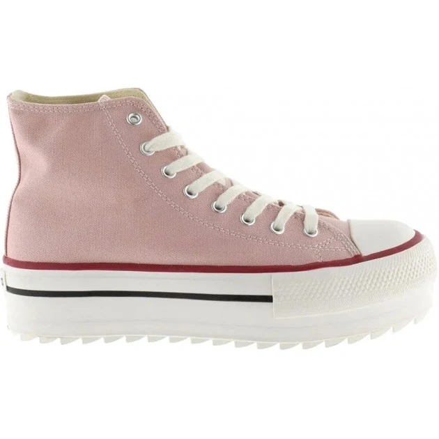 Zapatillas doble lona Rosa - Imagen 3