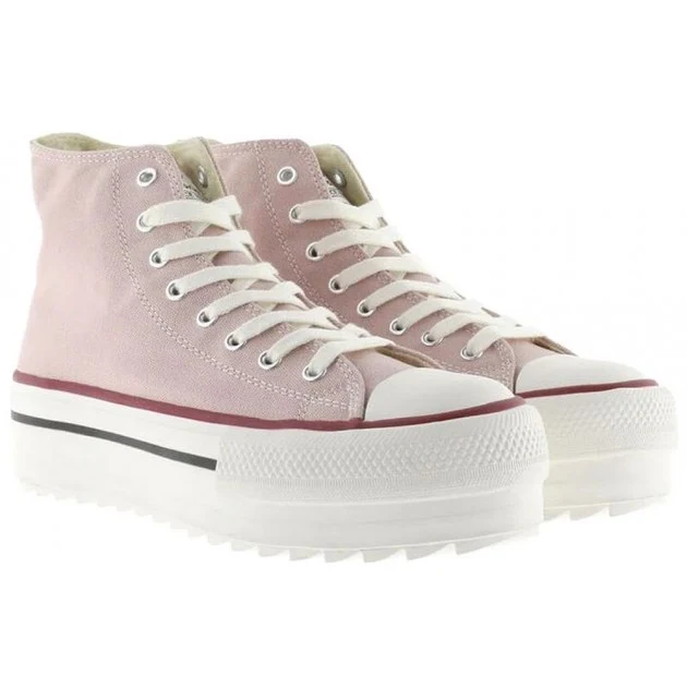 Zapatillas doble lona Rosa - Imagen 2