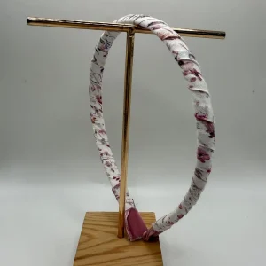 Diadema Print Flor Lila Rosa