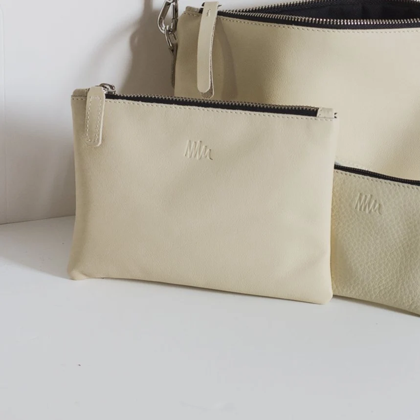 Cartera de cuero cruda - Imagen 4