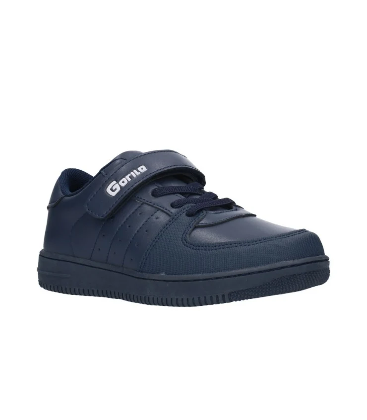 Zapatillas azul con elásticos - Imagen 2