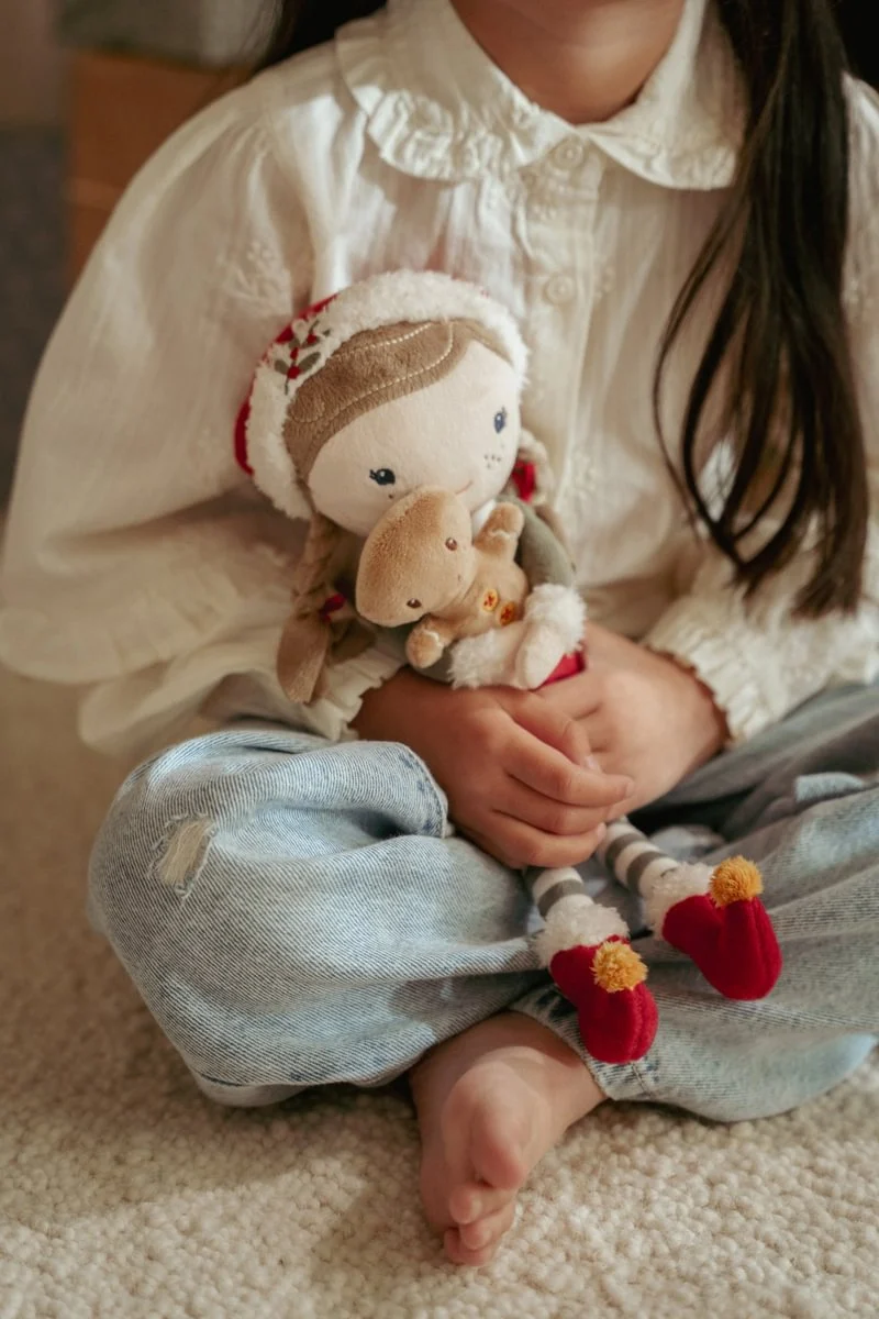Rosa muñeca Navidad - Imagen 7