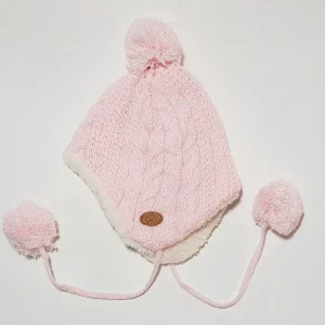 Gorro orejeras rosa