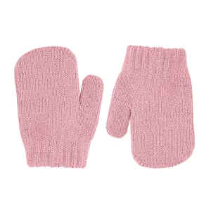 Manoplas con dedo Rosa Palo
