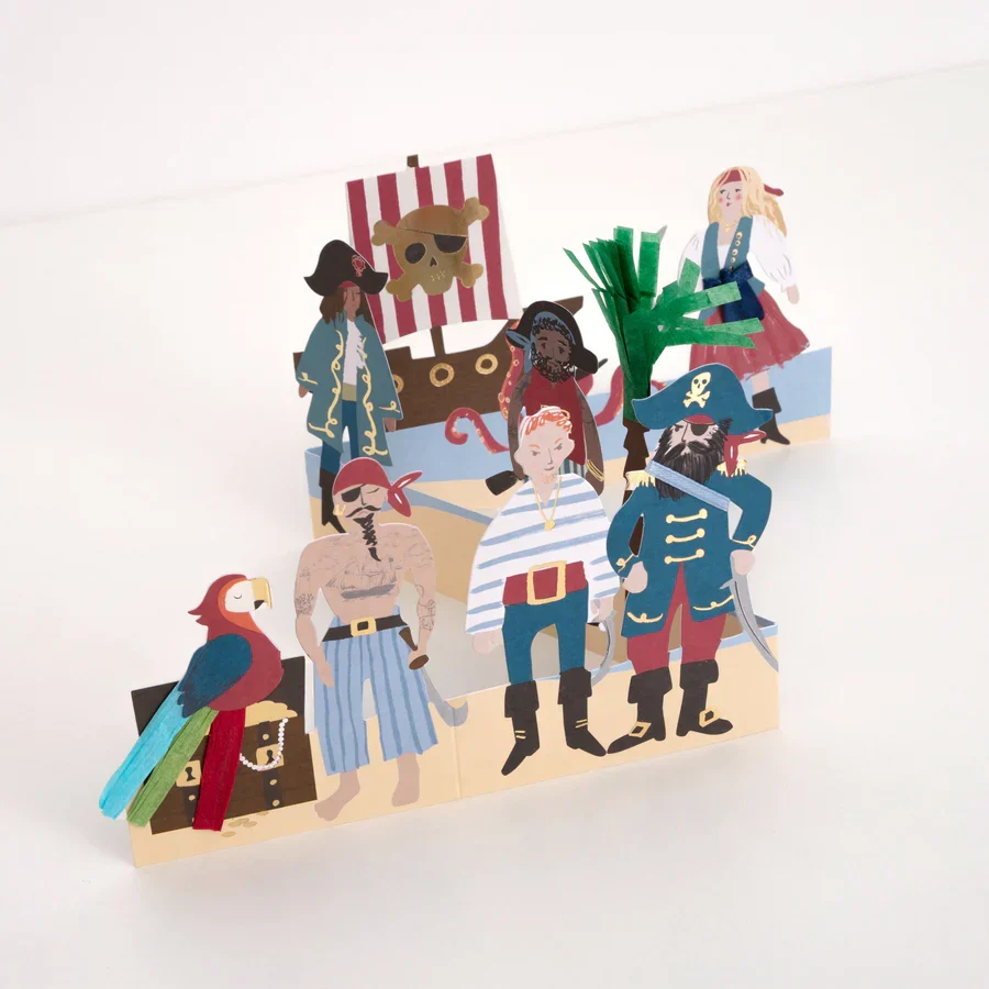 Tarjeta Popup Piratas - Imagen 3