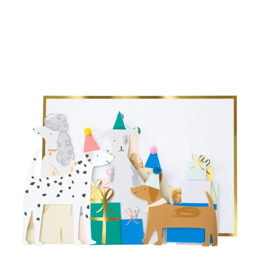 Tarjeta Popup Dog Party - Imagen 2