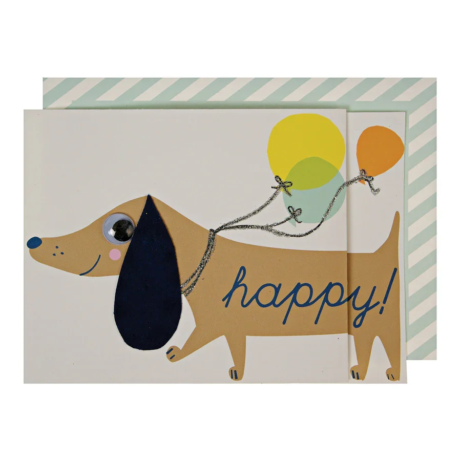 Tarjeta Popup Sausage Dog - Imagen 3