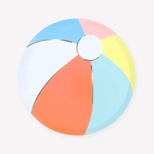 Platos de Colores Beach Ball