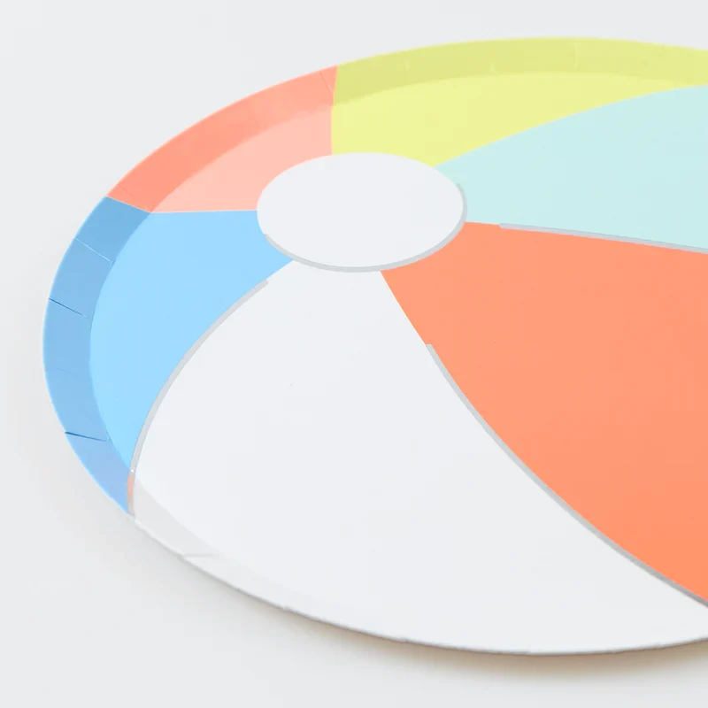 Platos de Colores Beach Ball - Imagen 3