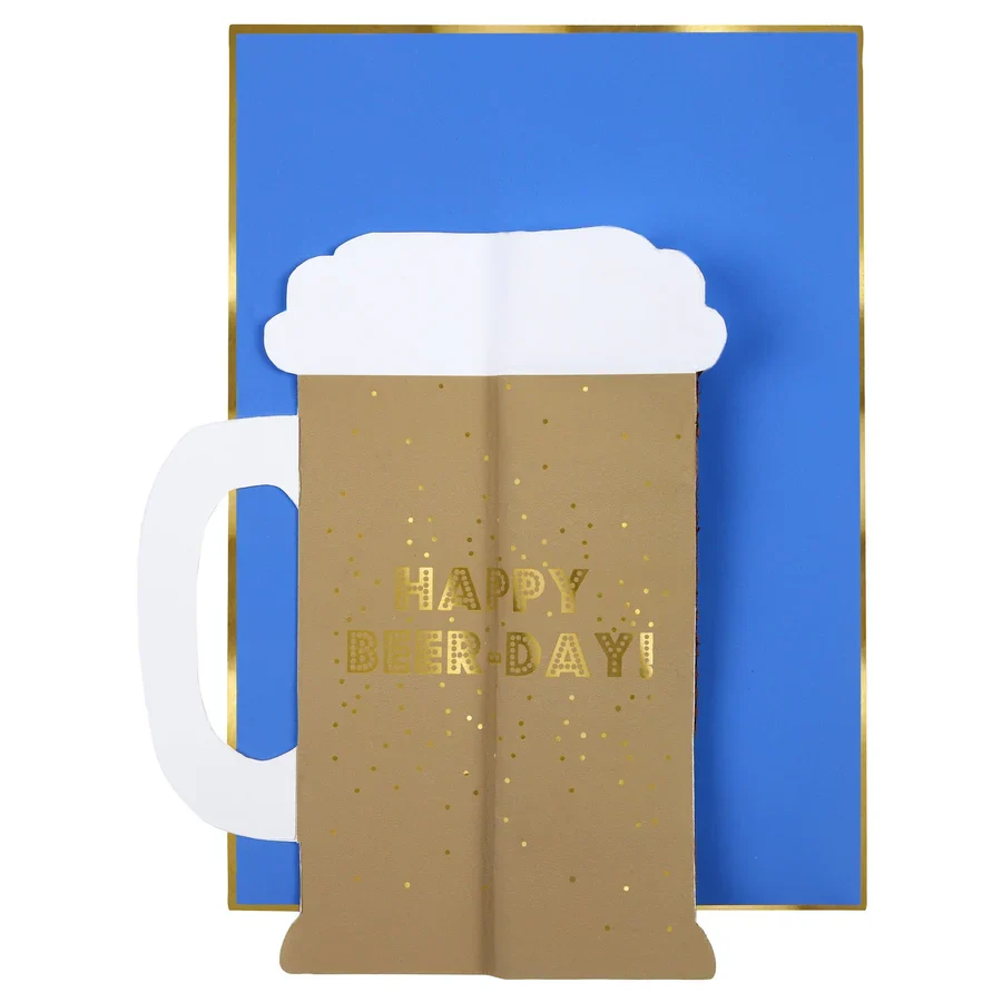 Tarjeta Popup Happy Beerday - Imagen 3