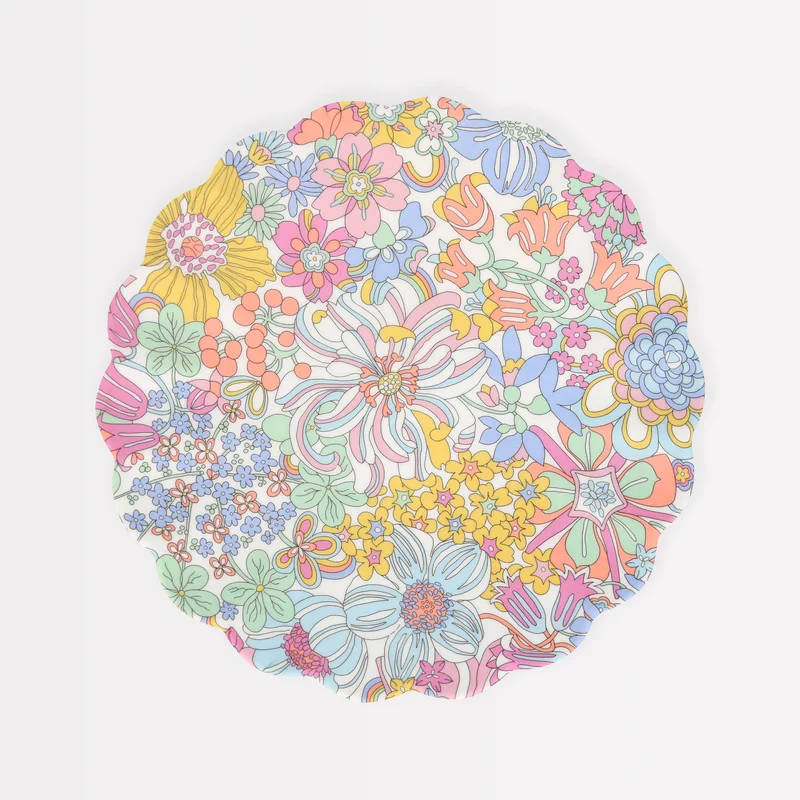 Plato Pequeño Liberty Rainbow Garden Melamina