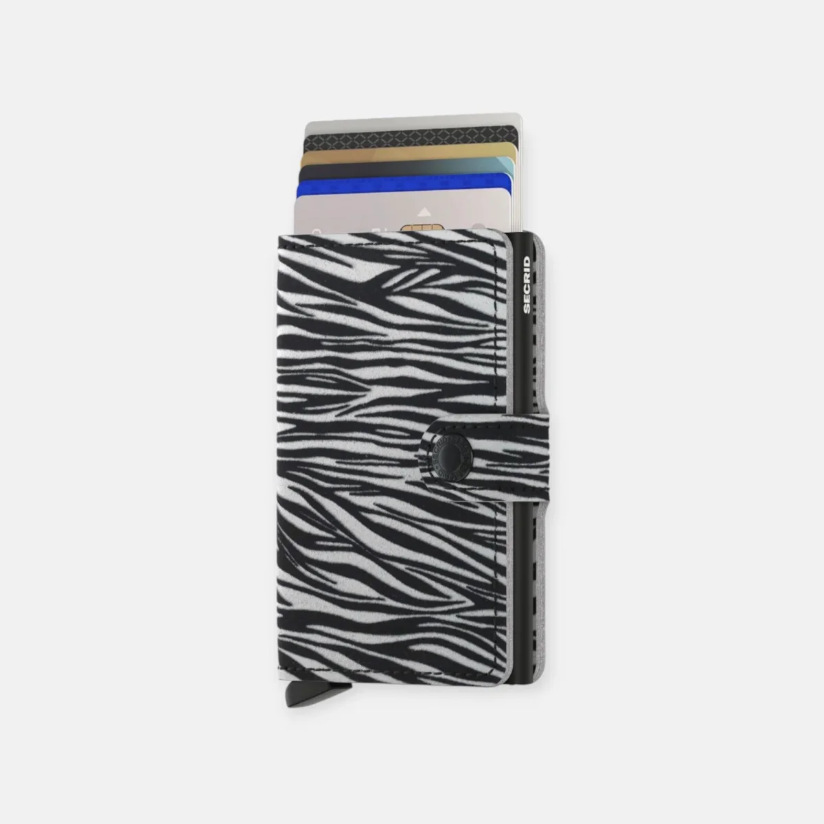 MINIWALLET SECRID ZEBRA LIGHT GREY - Imagen 3