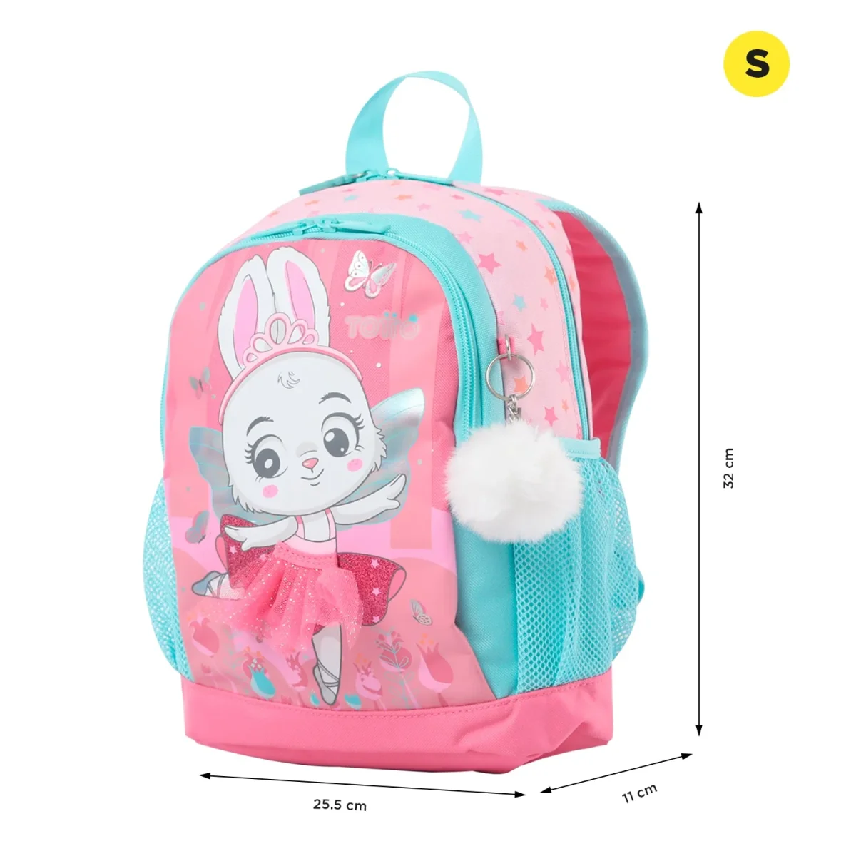 Mochila Infantil Totto Dancing Rabbit - 30 cm - Imagen 3