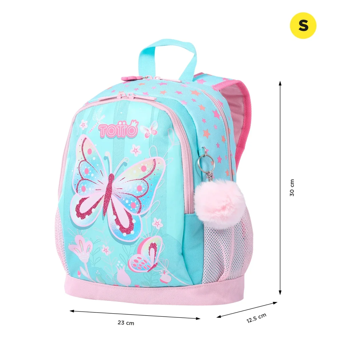 Mochila Infantil Totto Mariposa - 30 cm - Imagen 3