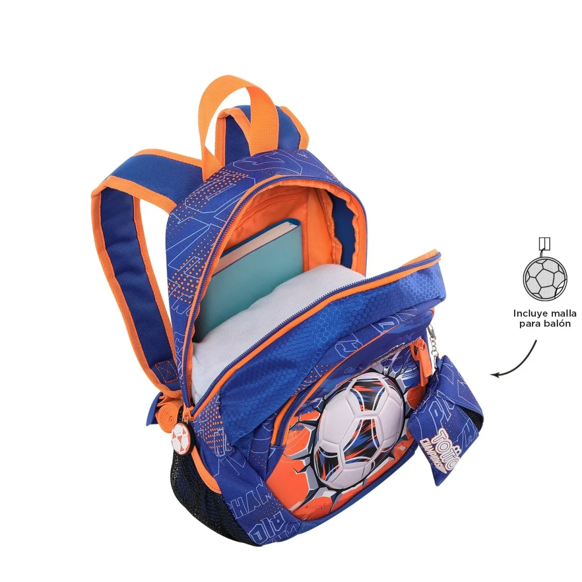 Mochila Infantil Totto Soccer Win S - 32 cm - Imagen 6
