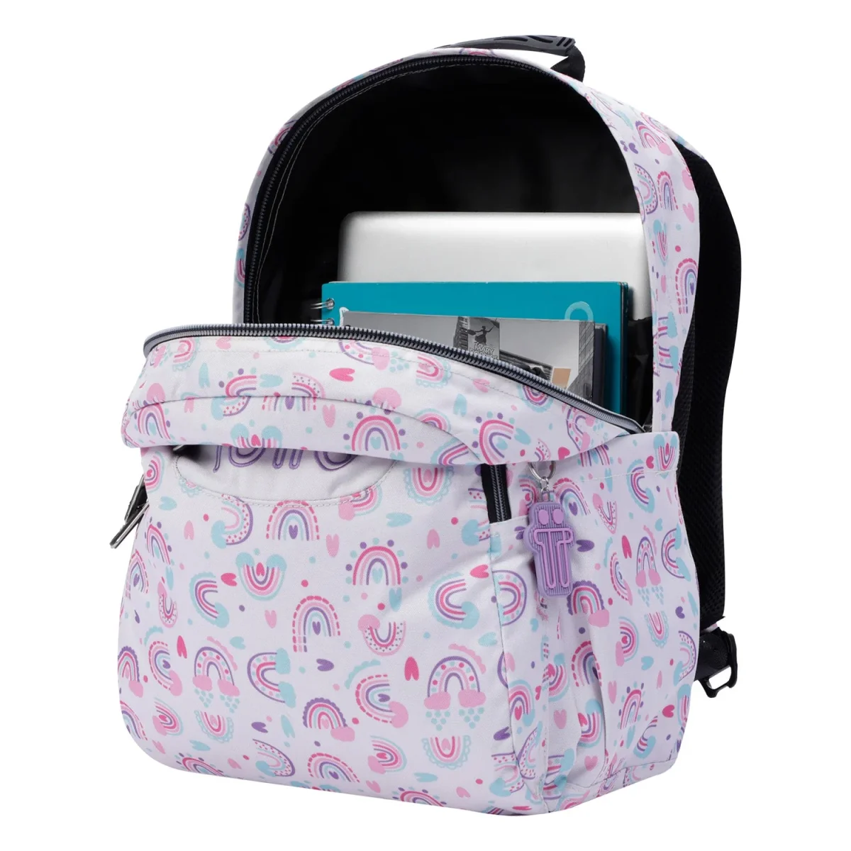 Mochila Totto Acuareles Arcoiris - 44cm - Imagen 5