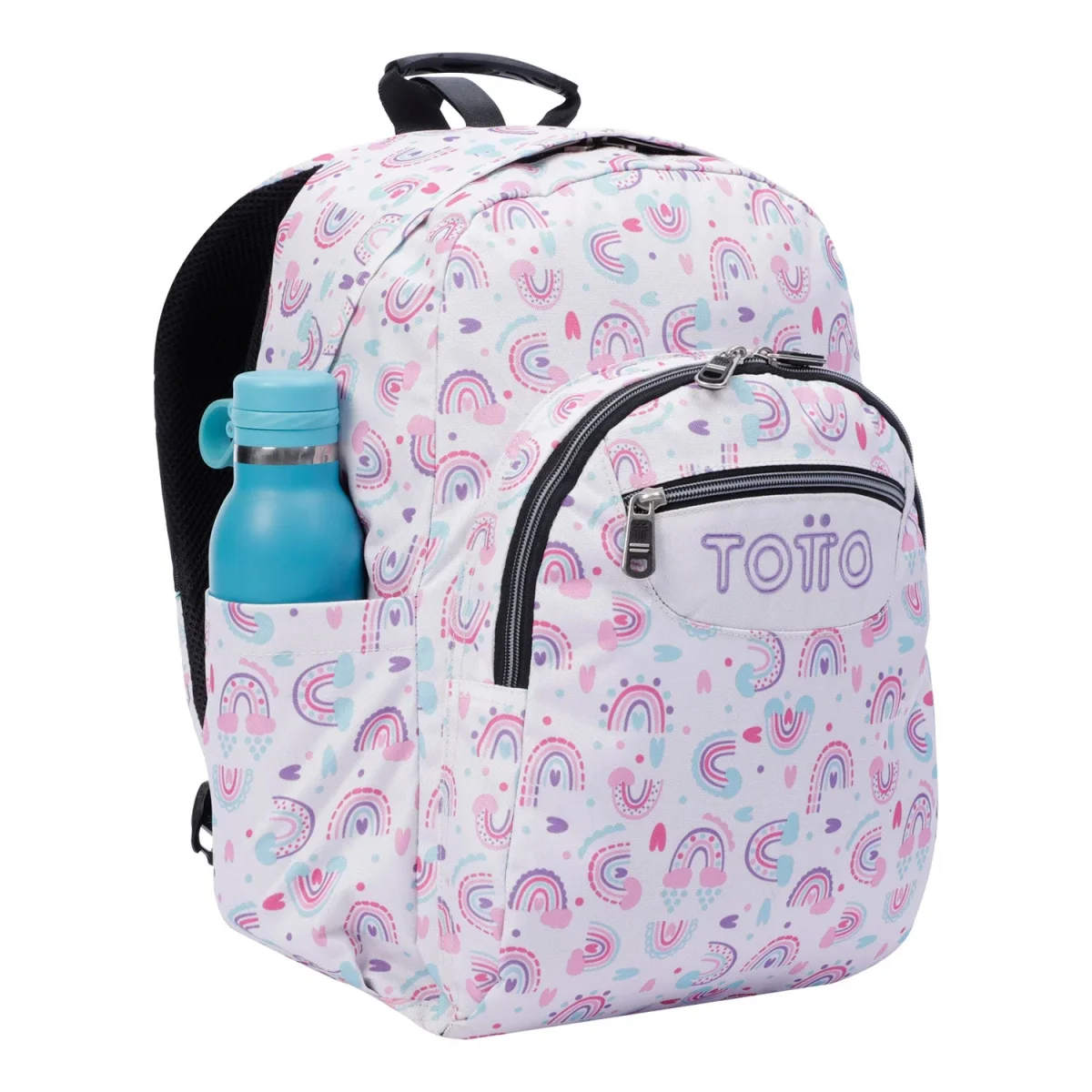 Mochila Totto Acuareles Arcoiris - 44cm - Imagen 3