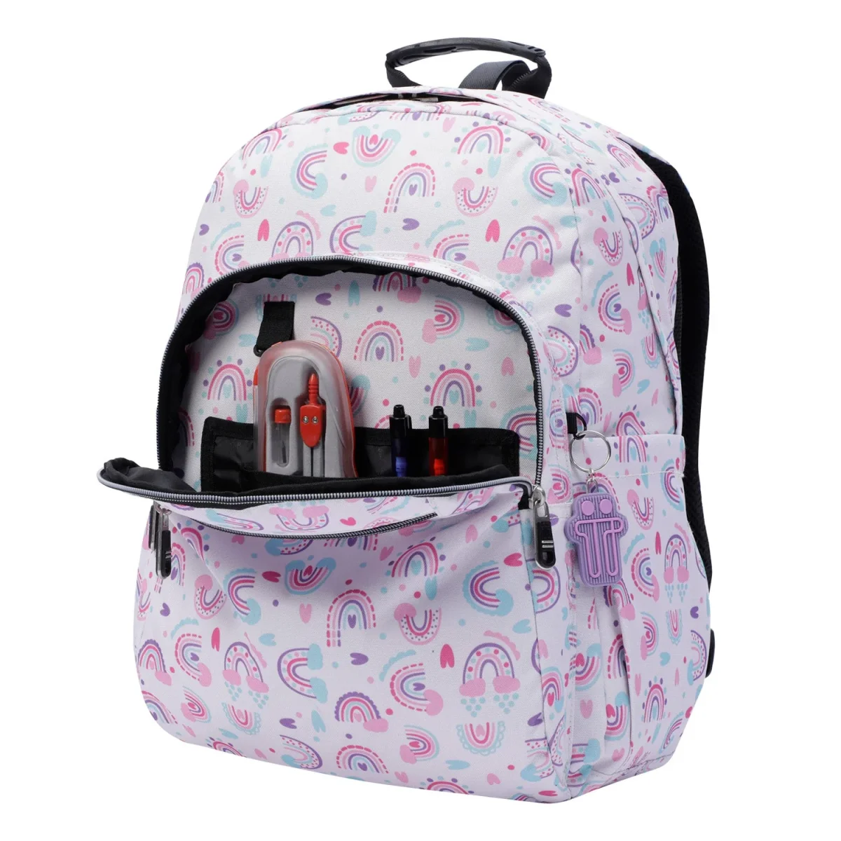 Mochila Totto Acuareles Arcoiris - 44cm - Imagen 4