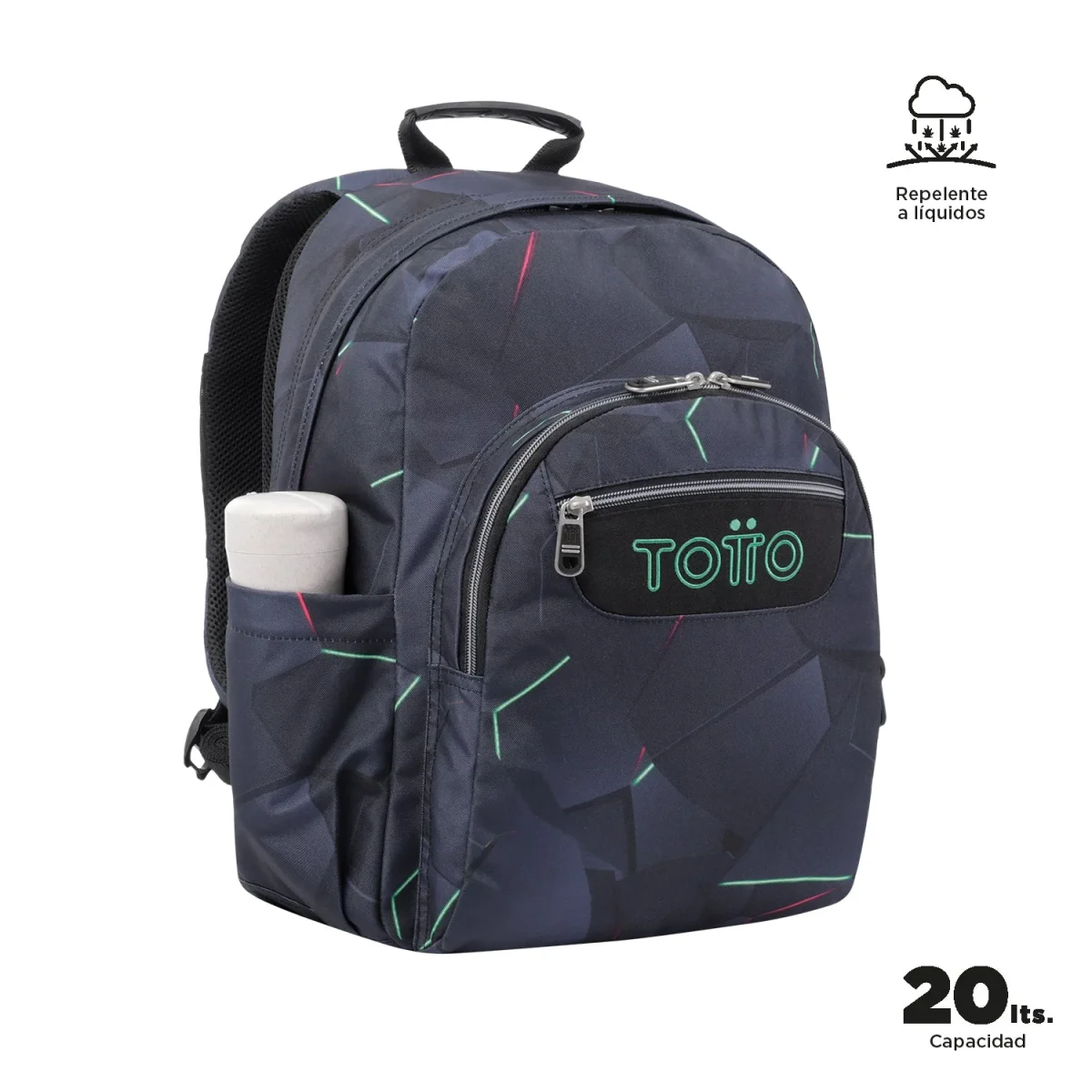 Mochila Totto Acuareles Fractal - 44cm - Imagen 3