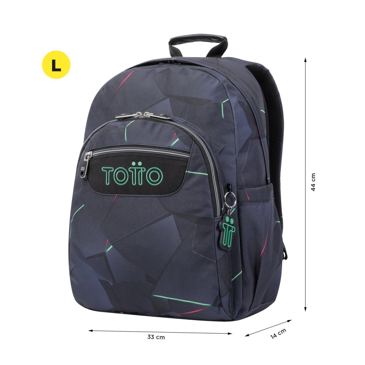 Mochila Totto Acuareles Fractal - 44cm - Imagen 5