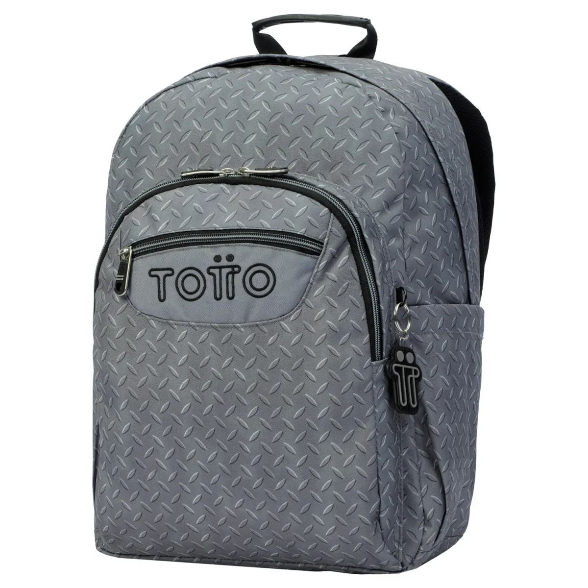 Mochila Totto Acuareles Gris Metálico - 44cm - Imagen 6