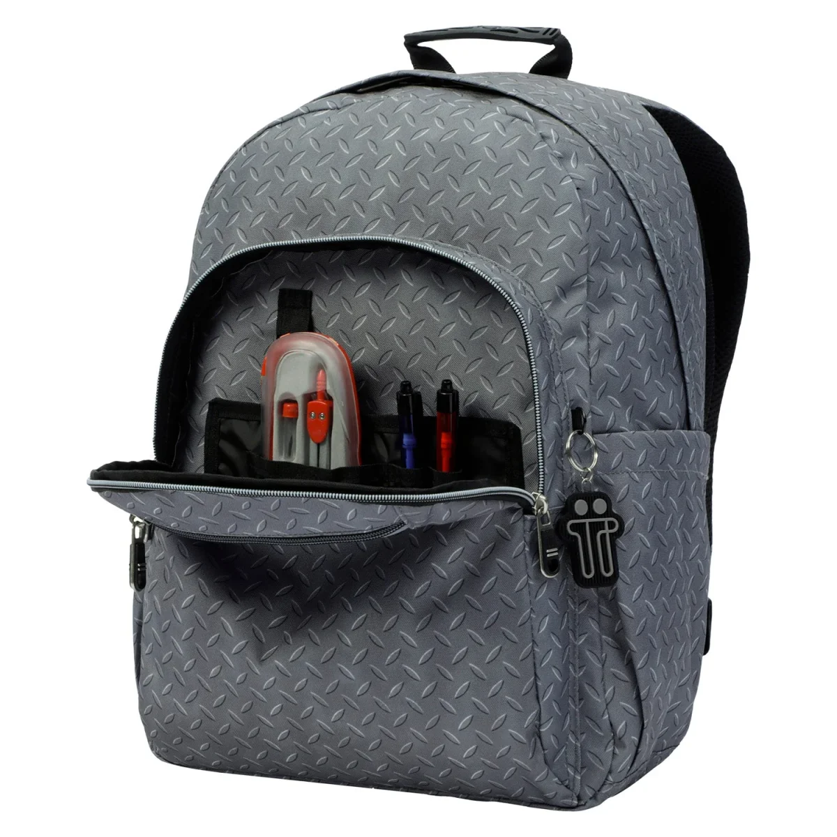 Mochila Totto Acuareles Gris Metálico - 44cm - Imagen 4
