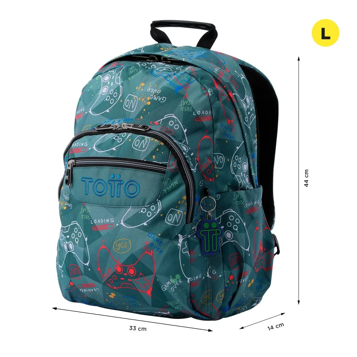 Mochila Totto Acuareles Sticks - 44cm - Imagen 3