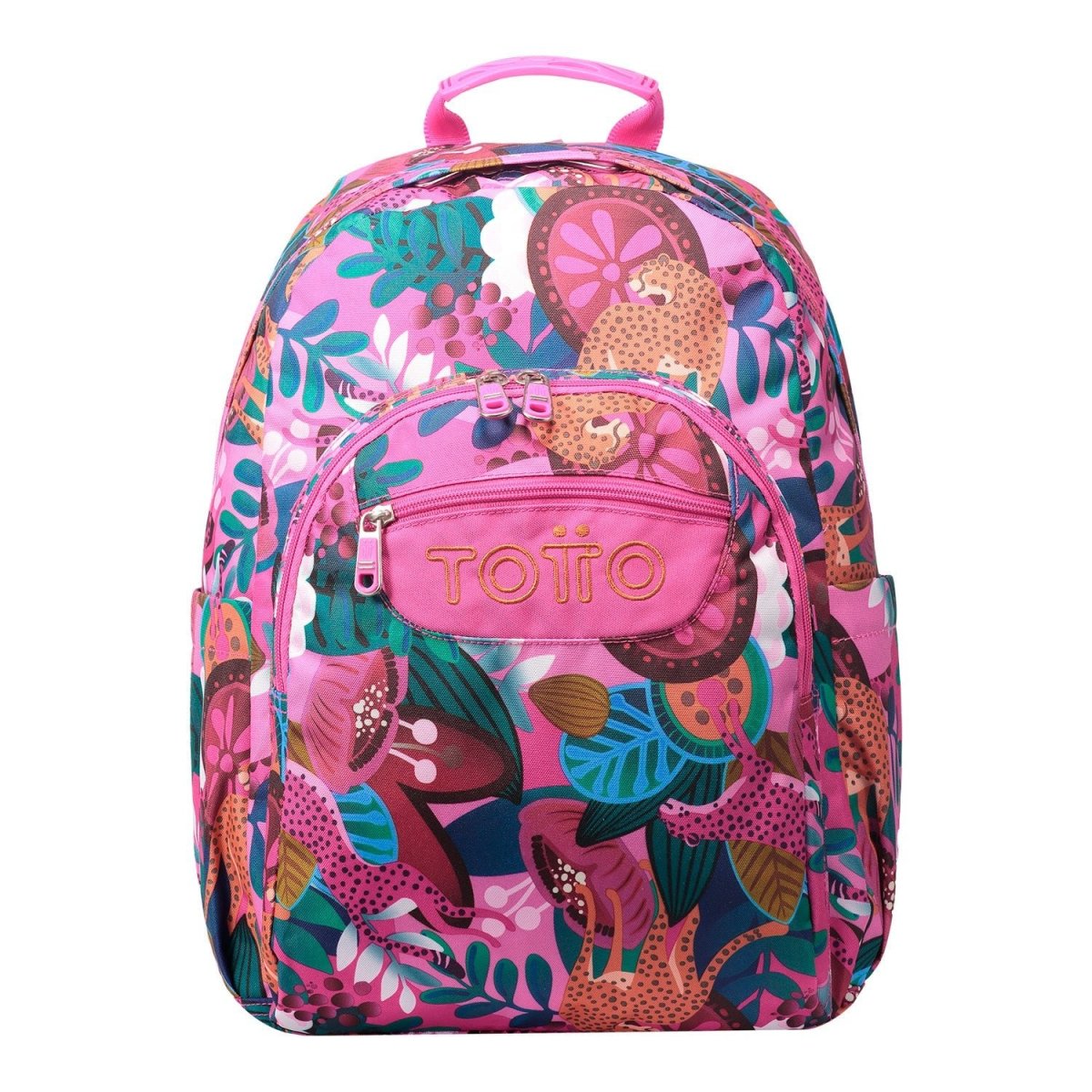 Mochila Totto Acuareles Tropical Jaguar - 44cm - Imagen 2