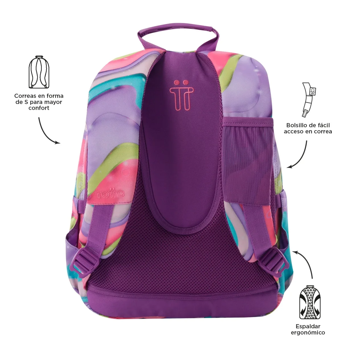 Mochila Totto Gommas Ferri- 39 cm - Imagen 4