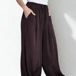 Pantalón Bombacho, color Chocolate