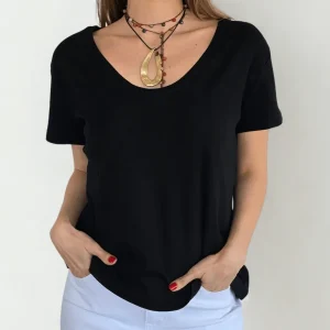 Polera Básica, color Negro