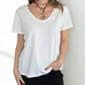Polera Básica, color Blanco