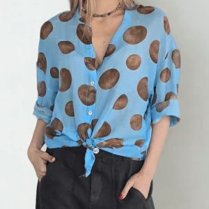 Blusa Italiana Lunares, fondo Jacinto