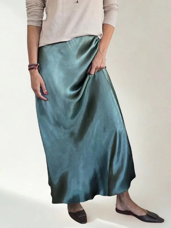 Pollera Italiana, color Verde - Imagen 2