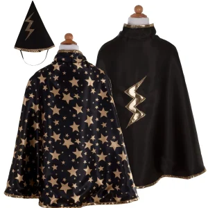 Capa y Sombrero Reversible Mago