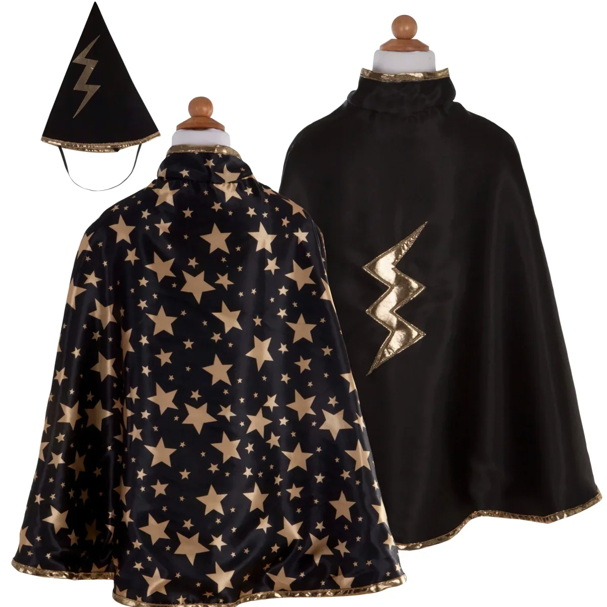 Capa y Sombrero Reversible Mago - Imagen 2