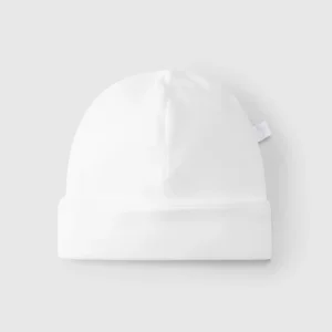 Gorro recién nacido blanco