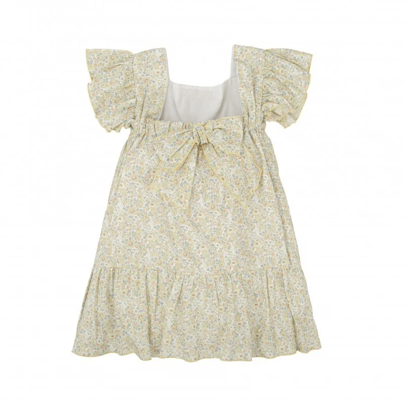 Vestido Flores con Volantes - Imagen 3