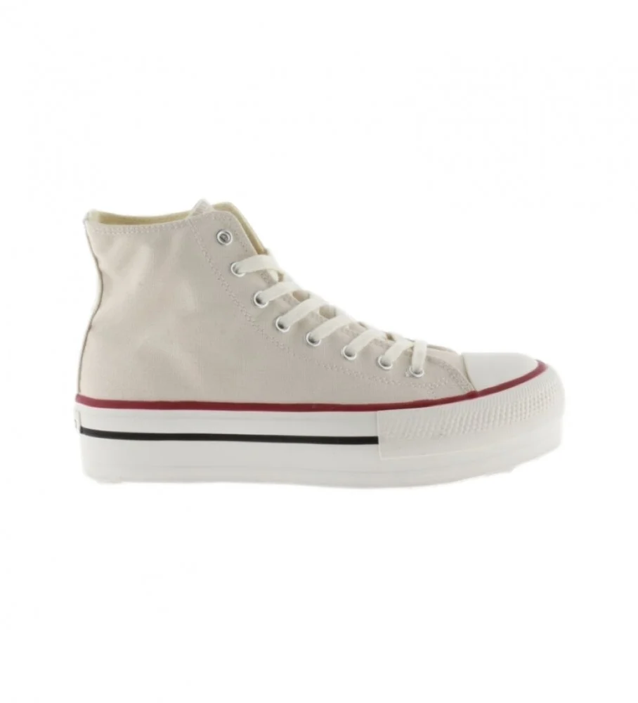 Zapatillas doble lona Crudo - Imagen 4