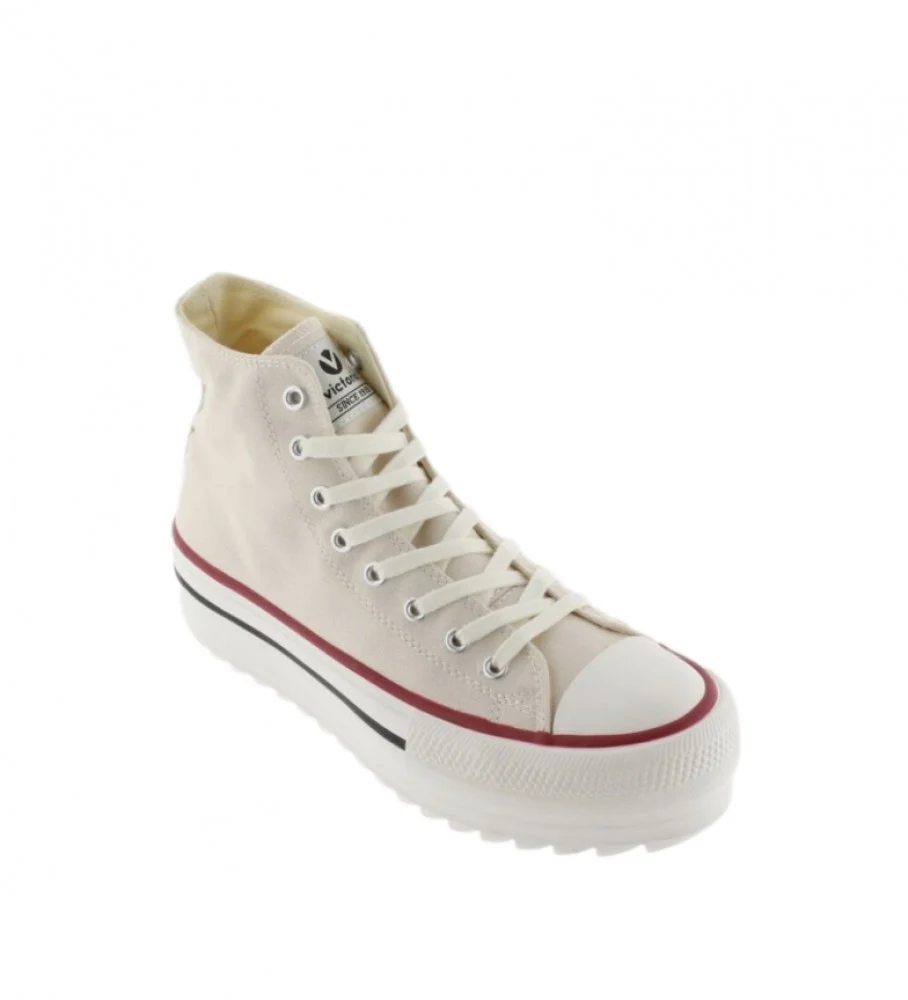 Zapatillas doble lona Crudo - Imagen 3